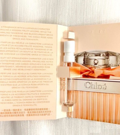 ？[CHLOE]克洛伊迷你香水测试仪小瓶喷雾-玫瑰自然Nomade迷你旅行尺寸样品测试仪