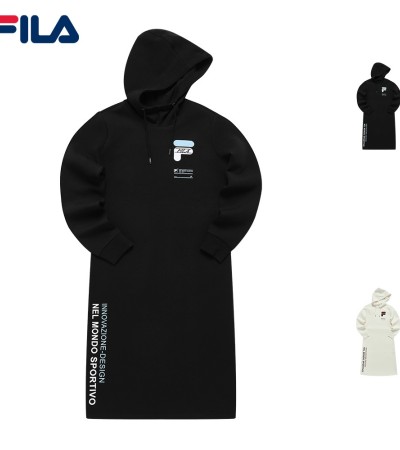 在线独家女式刺绣F标志连帽连衣裙 在线独家女式刺绣F标志连帽连衣裙