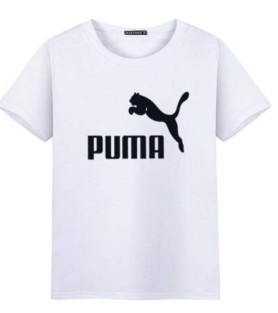 男士T恤豹纹字母印花O领短袖大号情侣休闲上衣S~5XL 男士T恤豹纹字母印花O领短袖大号情侣休闲上衣S~5XL