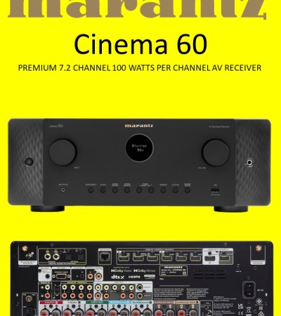 Marantz CINEMA 60高级7.2声道|每声道100瓦AV接收器 Marantz CINEMA 60高级7.2声道|每声道100瓦AV接收器