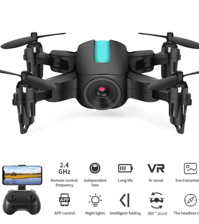 迷你可折叠无人机A2 GPS无人机，带Wifi FPV HD 2轴防抖云台摄像头