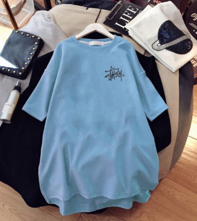 超大衬衫性感宽松T恤卡通印花 超大衬衫性感宽松T恤卡通印花