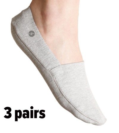 Elago Storm Empire-男女皆宜的高级无显袜防滑平底船线皮肤友好日常袜[3双]-Gizmo Hub