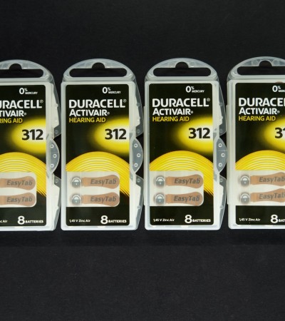 德国制造的Duracell 312助听器电池(4包/32块) 德国制造的Duracell 312助听器电池(4包/32块)