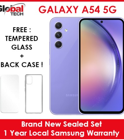 三星Galaxy A54 5G 128GB或256GB/1年本地三星保修(免费:钢化玻璃+后盖) 三星Galaxy A54 5G 128GB或256GB/1年本地三星保修(免费:钢化玻璃+后盖)