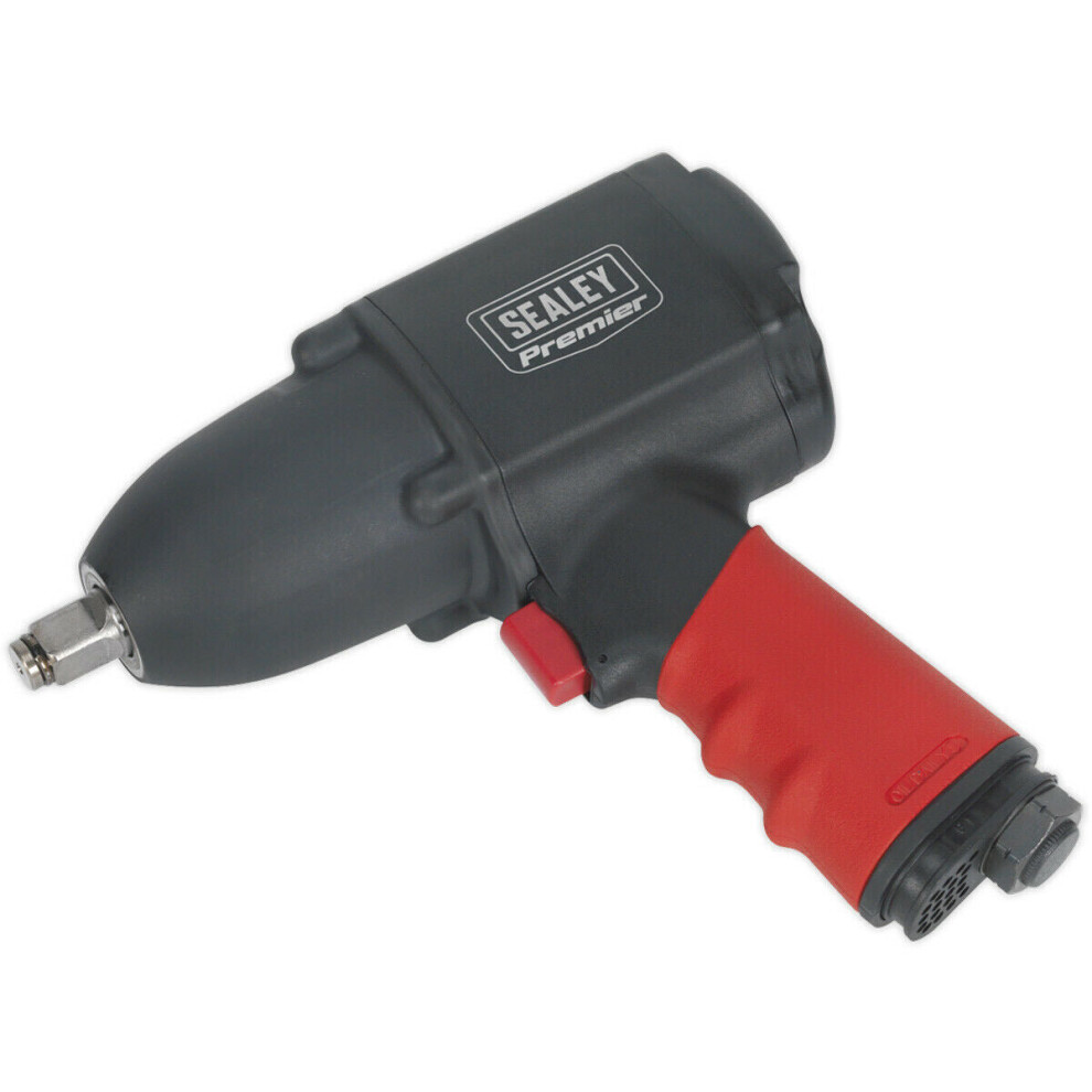 1/2 Inch Sq Drive Air Impact Wrench - Pin Clutch Mechanism - Dial Control  1/2 Inch Sq Drive Air Impact Wrench - Pin Clutch Mechanism - Dial Control