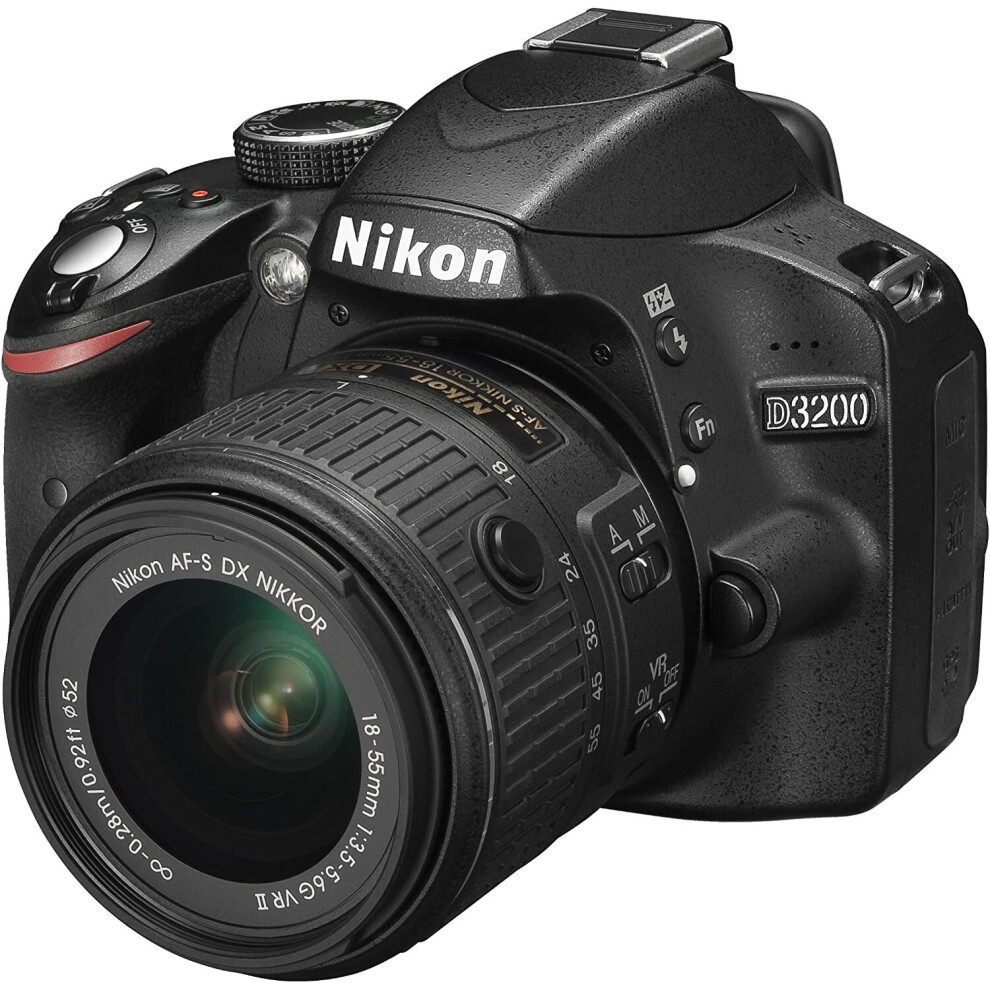 Nikon D3200 Digital SLR with 18-55mm VR II Lens Kit - Black (24.2 MP) 3.0 inch LCD  Nikon D3200 Digital SLR with 18-55mm VR II Lens Kit - Black (24.2 MP) 3.0 inch LCD